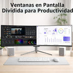 INNOCN Monitor curvo ultra ancho de 49 pulgadas 3840 x 1080P 144Hz,...