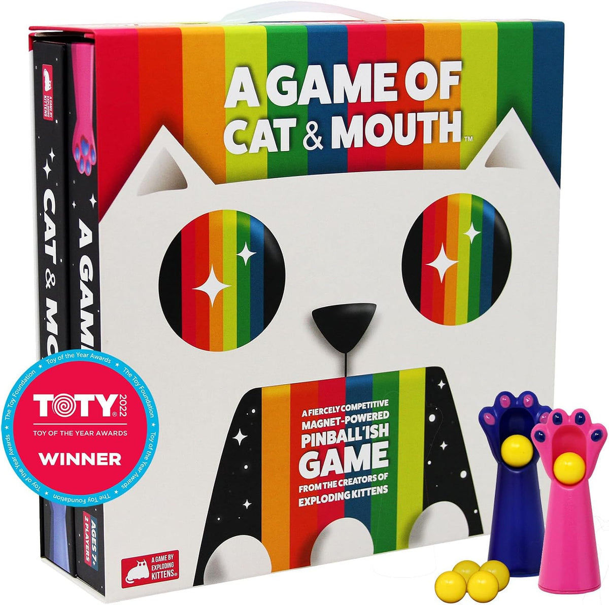 Un juego de gato y boca de Exploding Kittens - Juego de cartas para adultos
