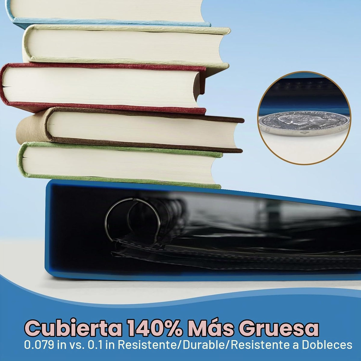 Carpeta de almacenamiento de rompecabezas para 500 piezas con 10