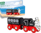 BRIO World Special Edition Train 2026 - Tren de vapor de madera de edición limitada de 2 piezas, diseño coleccionable, funciona con todos los juegos de ferrocarriles del mundo, niños a partir de 3