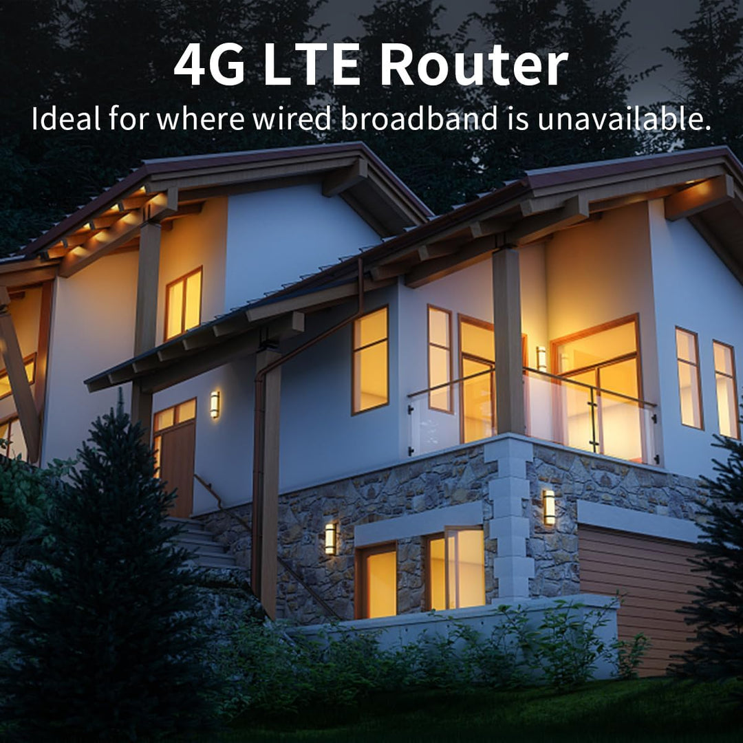 Wiflyer AX1800 4G LTE Router WiFi 6 Cat6, enrutador inalámbrico Gig...