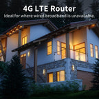 Wiflyer AX1800 4G LTE Router WiFi 6 Cat6, enrutador inalámbrico