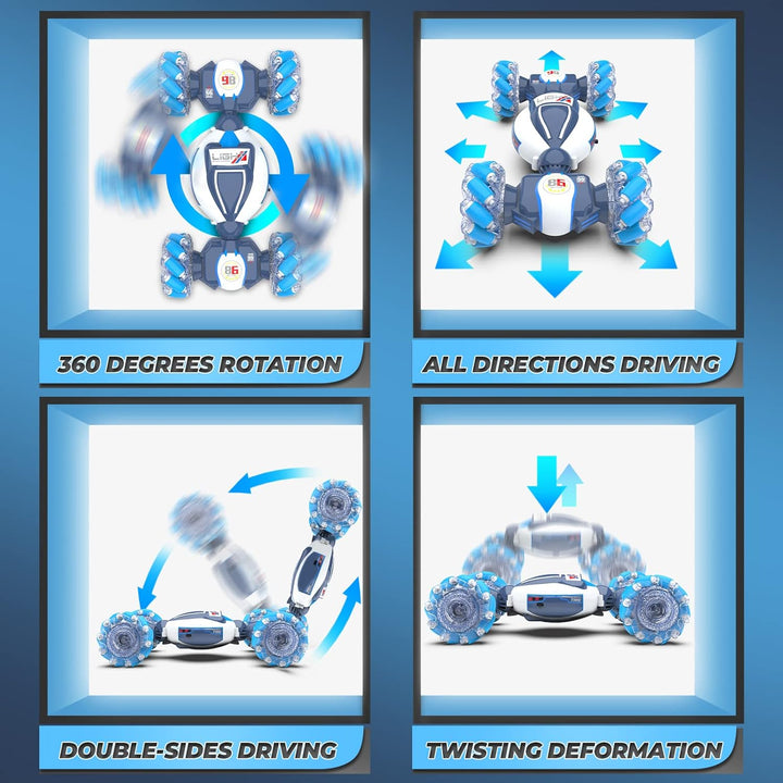 Coche RC de Acrobacias con Detección de Gestos - Juguetes para Niño...