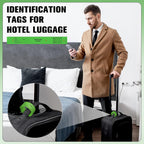Feifeiya 1000 etiquetas de identificación de equipaje de hotel con cinta de