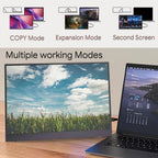 Monitor portátil 4K de 14", USB-C y HDMI para laptop y viajes