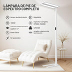 Lámpara 76" lámpara de pie del sensor de movimiento, lámpara derecha