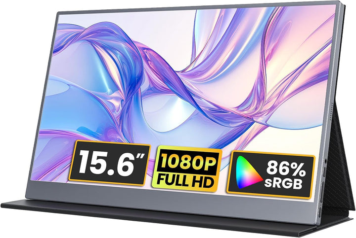 kksmart Monitor portátil de 15.6 pulgadas 1080P FHD 86% sRGB 60Hz,...