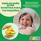 JOYIN 60 patos de goma, patos surtidos aleatorios a granel con bolsa de transporte de malla, mini patitos de goma para juguetes de baño de bebés, juguetes de piscina de verano para niños pequeños, regalos de cumpleaños, recuerdos de fiesta
