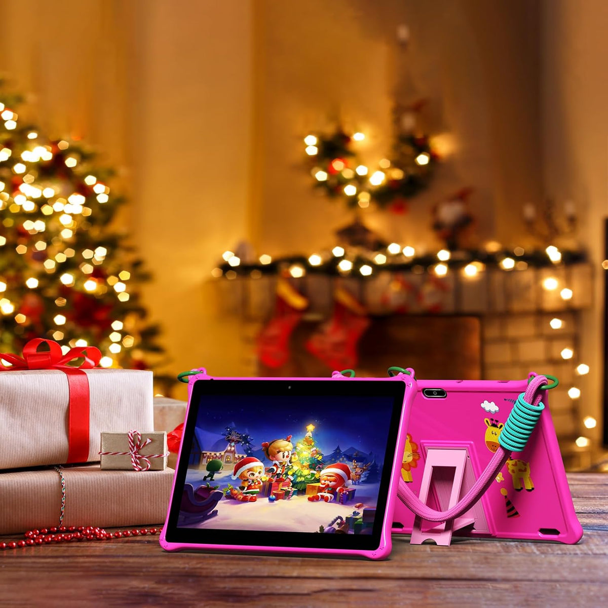 PRITOM Tablet de 10 pulgadas para niños Android 13, tableta con cor...