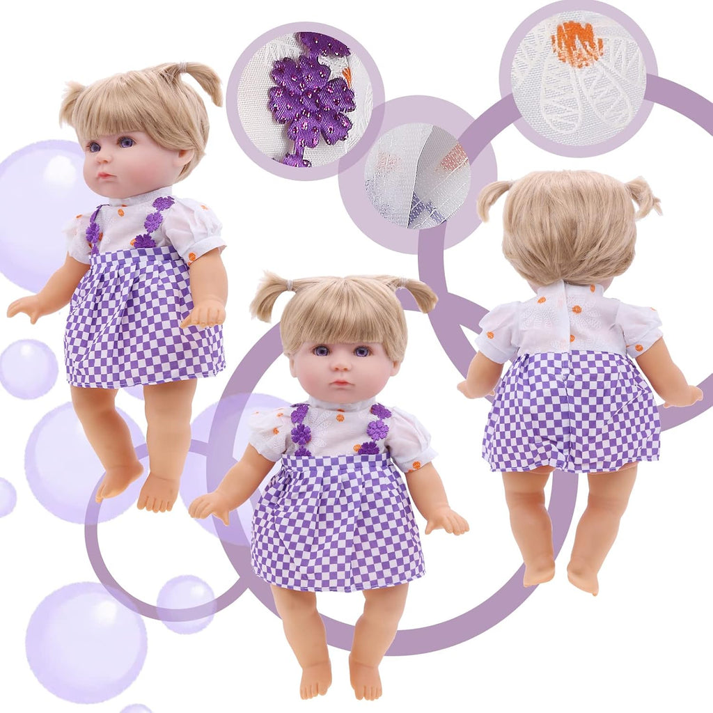 12 Piezas Ropa para Muñeca de 12 Pulgadas, Vestido de Princesa para Regalo de Niña