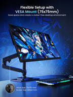 UPERFECT Monitor portátil de 18.5 pulgadas 120HZ 125% sRGB 1080P co...