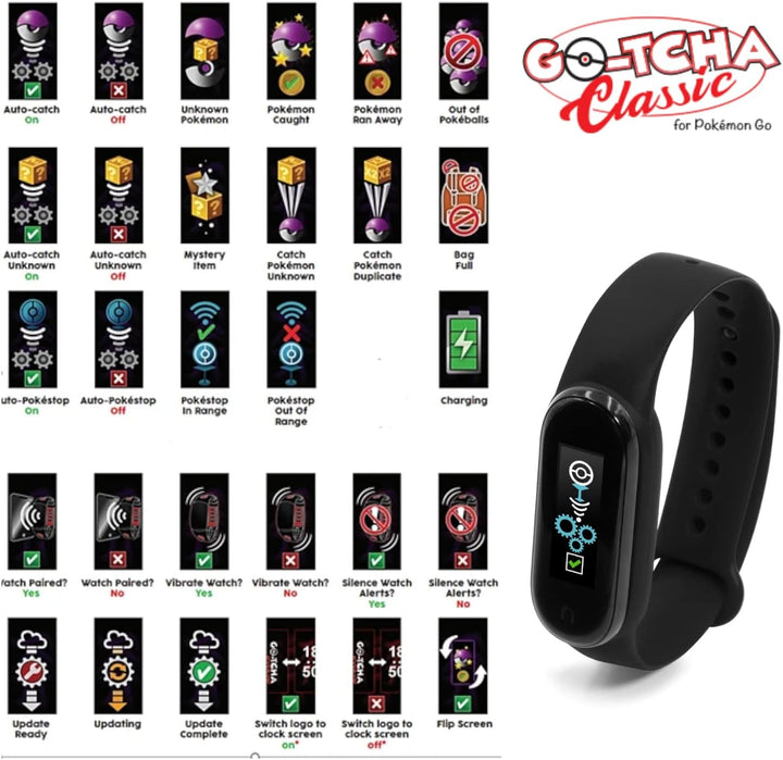 Datel Go-Tcha Classic para Pokemon Go con captura automática\/retro...