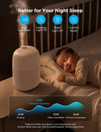 GoveeLife Humidificadores inteligentes para dormitorio, humidificador de