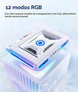 llano V10 - Enfriador de laptop para juegos, soporte de almohadilla...