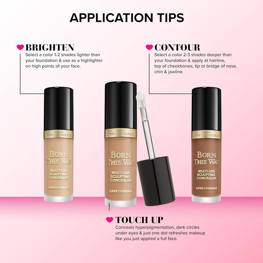 Too Faced Born This Way Super Coverage Multi-Use Concealer | Full C...