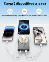 Cargador portátil de 12000 mAh, para Magsafe Bank Pack con carga rá...