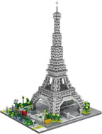 dOvOb Architecture - Juego de microbloques de la Torre Eiffel, 3369 piezas de mini ladrillos 3D, juguete de rompecabezas 3D, regalo para adultos y niños
