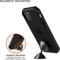 Rokform - Funda ultra resistente para Galaxy S24 + soporte magnético giratorio para tablero