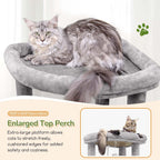 Globlazer Torre de árbol de gato resistente de 74 pulgadas para gatos de
