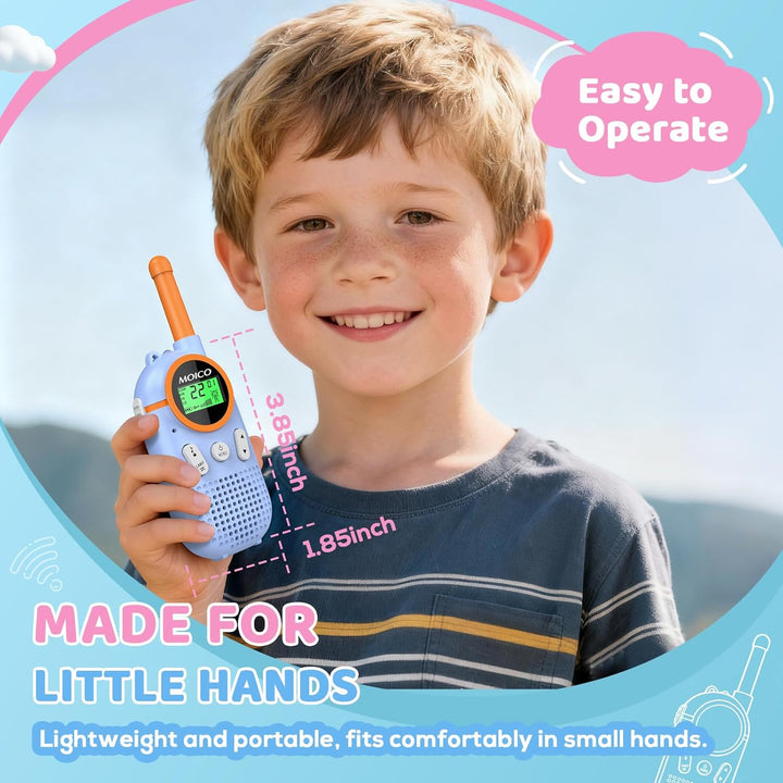 MOICO Juguetes para niños y niñas de 3 a 12 años, Walkie Talkies re...