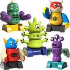BLmukce Juego de construcción de robot magnético DIY para niños, 35 piezas