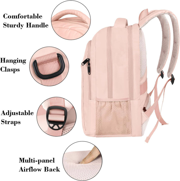 MATEIN - Mochila para laptop de 15.6 pulgadas, mochila de viaje par...