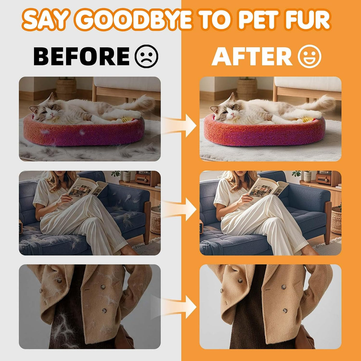 Guante de depilación de mascotas - Guante removedor de pelo de