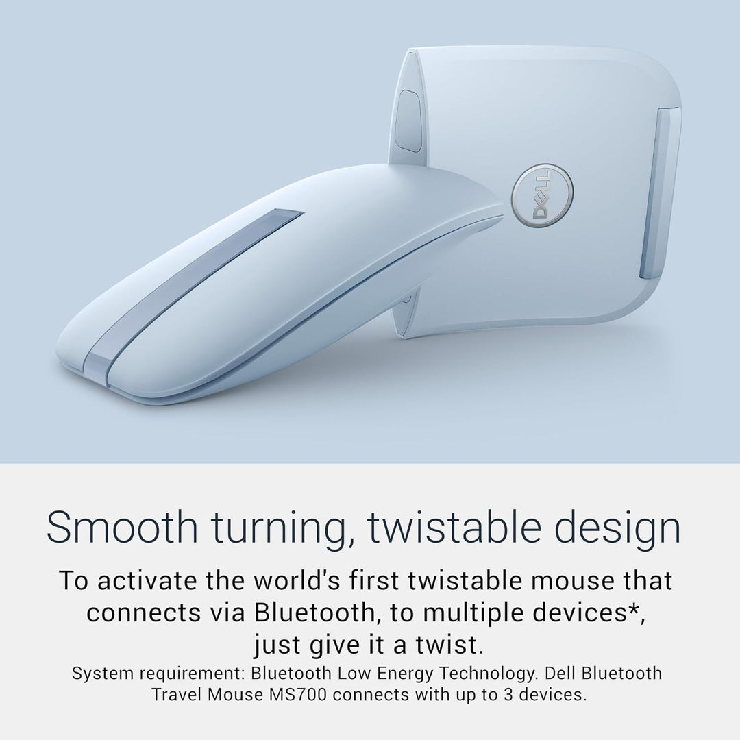 Dell MS700 Bluetooth Travel Mouse - Bluetooth 5.0\/Dell Pair\/Micro...