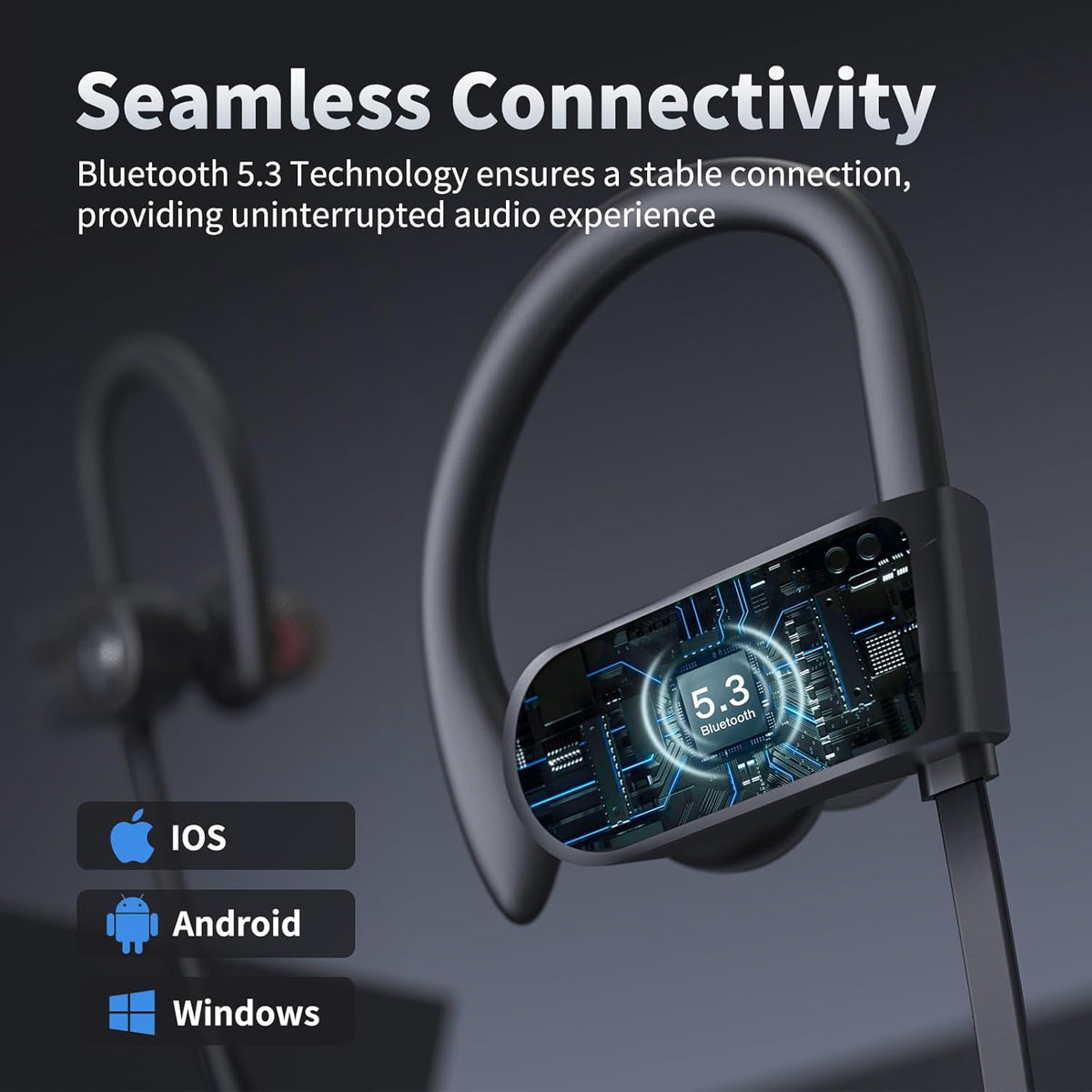 JOYWISE - Auriculares Bluetooth, auriculares inalámbricos Bluetooth