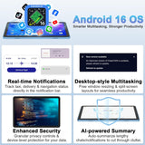 EHFiDC Tablet de 10 pulgadas, Android 16 tabletas con procesador Oc...