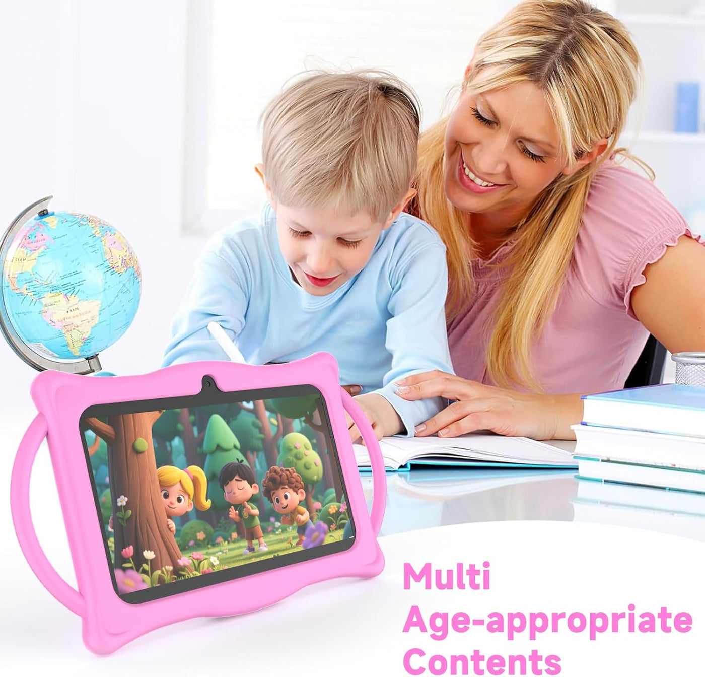 BYANDBY Tablet 2025 para niños, tablet Android 14 de 7 pulgadas par...