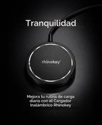 Cargador inalámbrico de 15 W Qi 1.2 almohadillas de carga