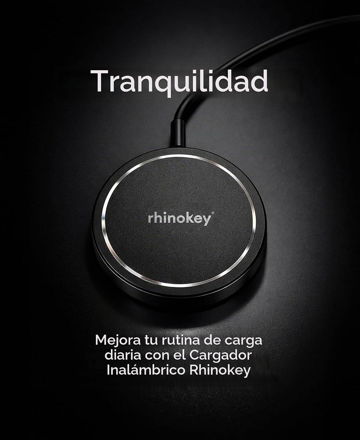 Cargador inalámbrico de 15 W Qi 1.2 almohadillas de carga