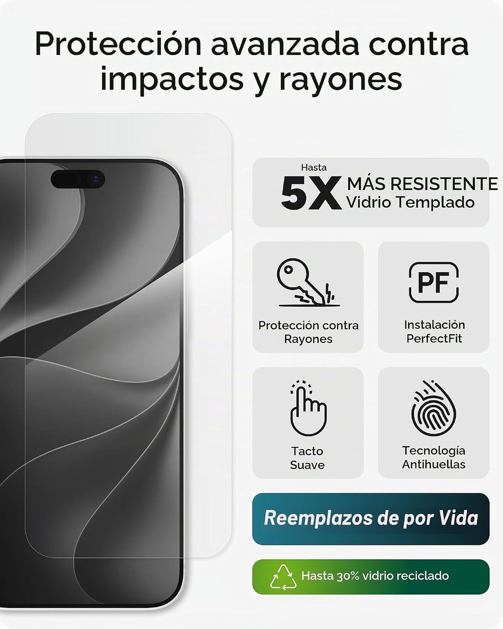 ZAGG Protector de pantalla de cristal Elite para iPhone 18 Pro Max