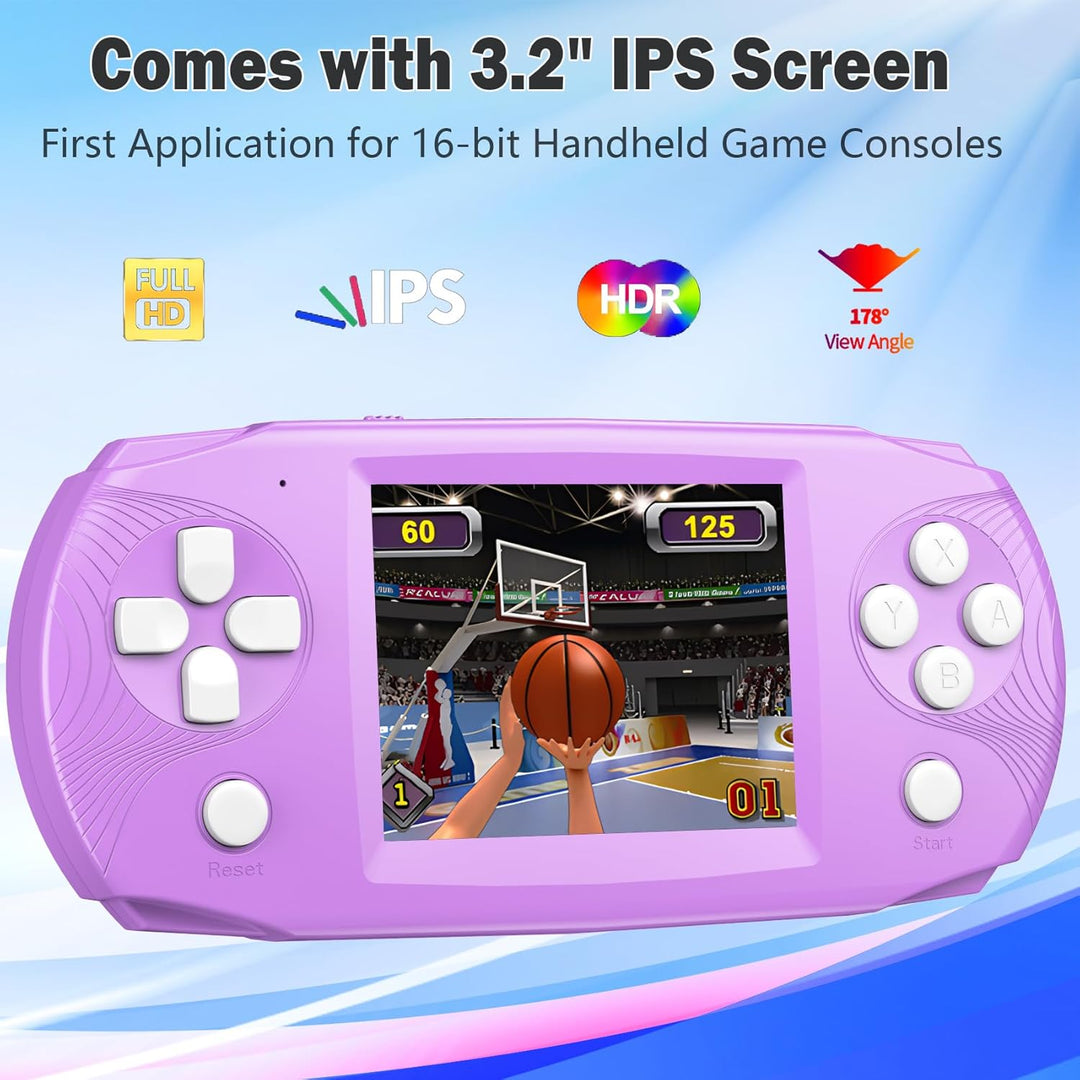 Great Boy Juegos de mano de 32 bits para niños con 139 videojuegos,...