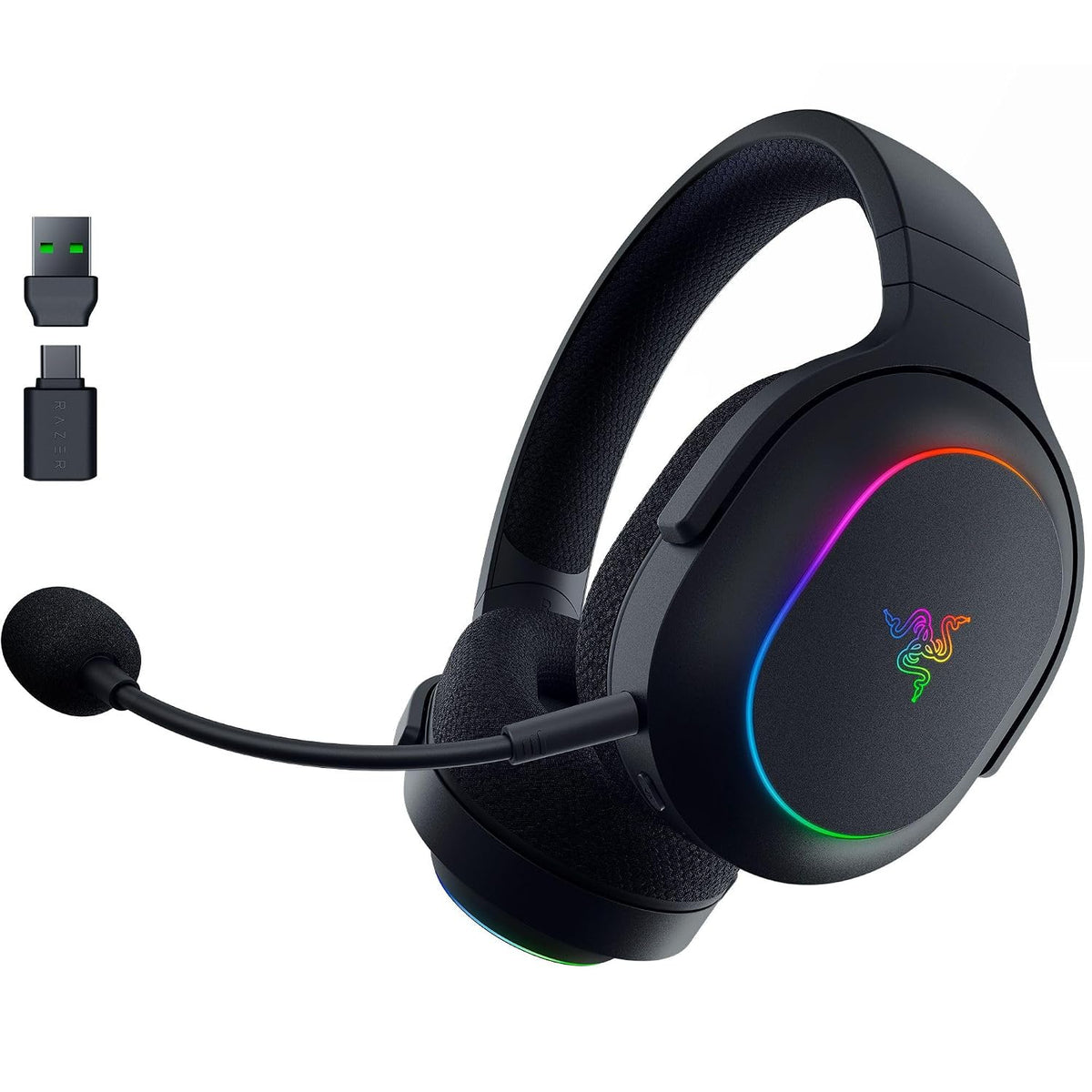 Razer Barracuda X Chroma Audífonos Gamer Inalámbricos, 2.4 GHz, negro