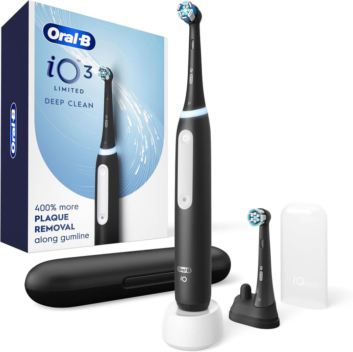 Oral-B iO Deep Clean Cepillo de dientes recargable eléctrico, negro...