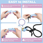 Weighted Infinity Fitness Detachable Hoop Silent 47 Inch, 24 Knots