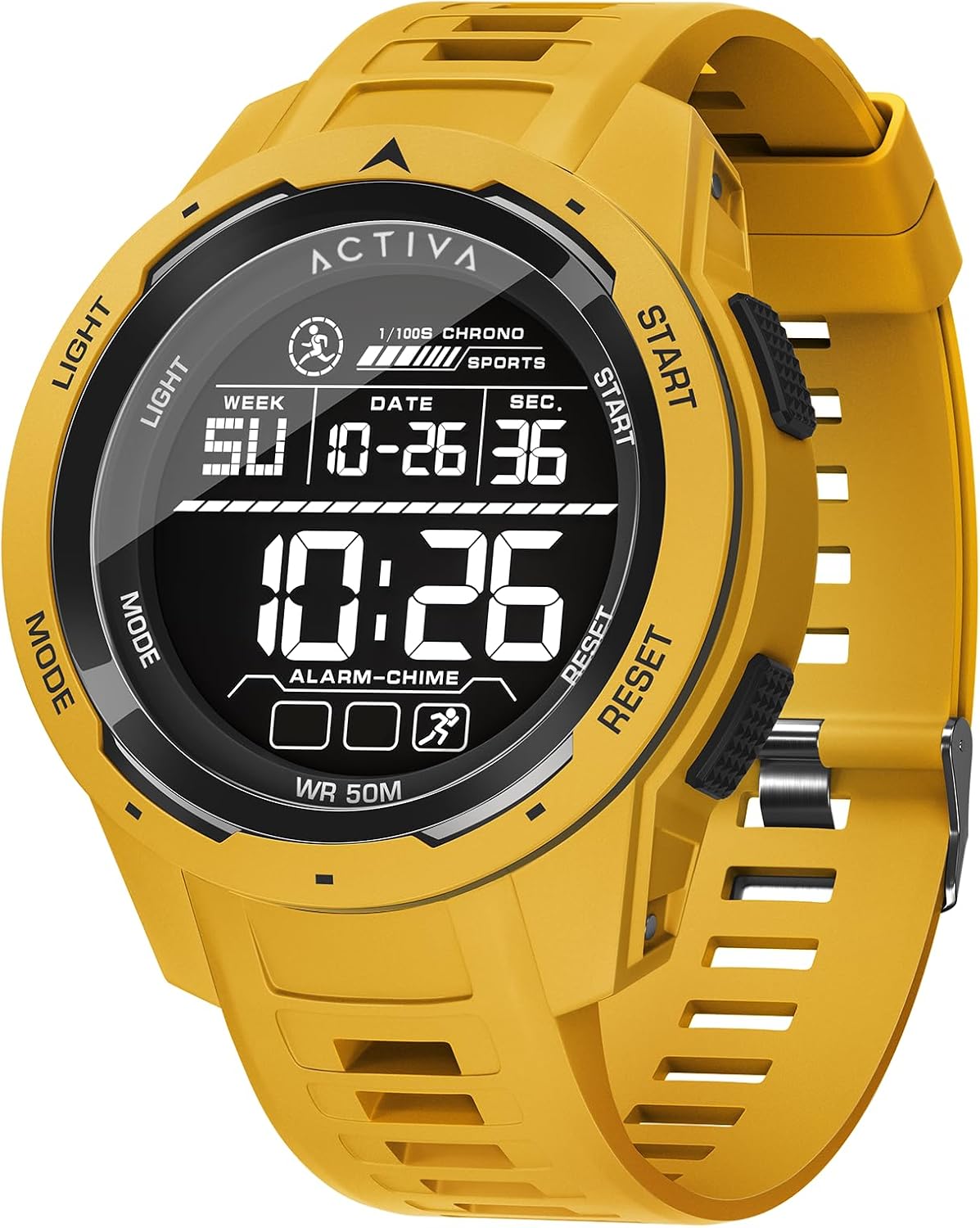 Invicta Digital Essentials Reloj Digital Amarillo