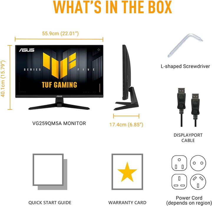 ASUS TUF Gaming Series 5 24.5" 1080P Monitor (VG259QM5A) \u2013...