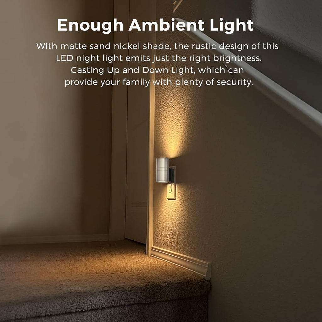 L LOHAS - Luz nocturna LED, luces nocturnas regulables enchufables la