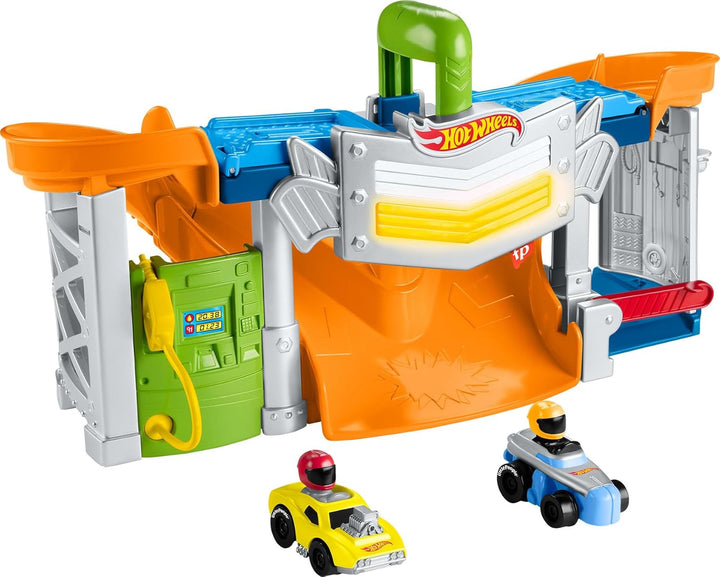 Fisher-Price Little People Hot Wheels - Juego de carreras