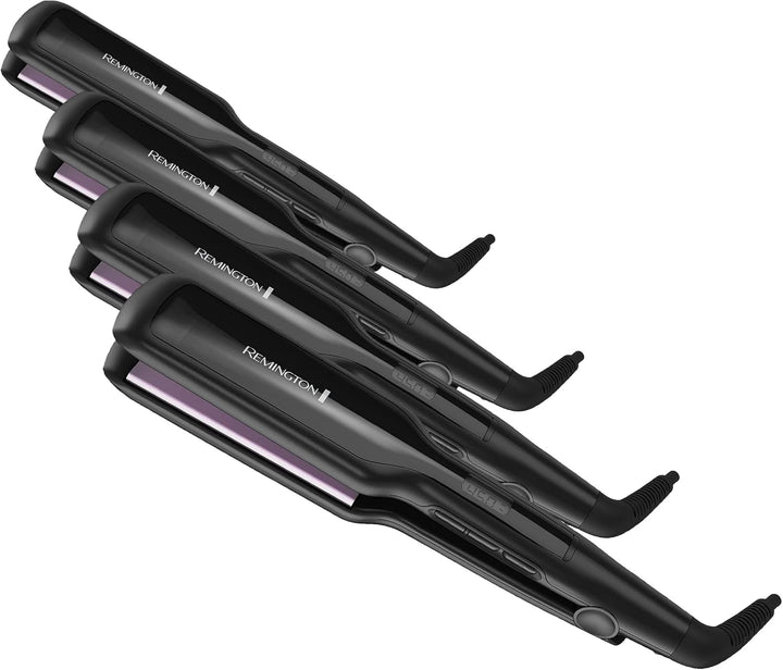 Remington Plancha plana antiestática, 1\/2 pulgada, titanio + reves...