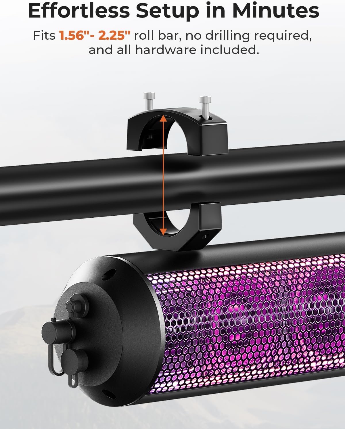KEMIMOTO Barra de sonido UTV de 28 pulgadas compatible con Polaris RZR