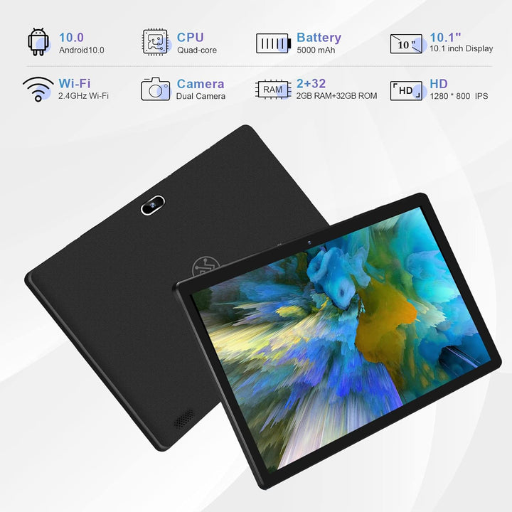 qunyiCO Tablet Android 11 de 10 pulgadas Y10 (10.1 pulgadas), 2 GB...