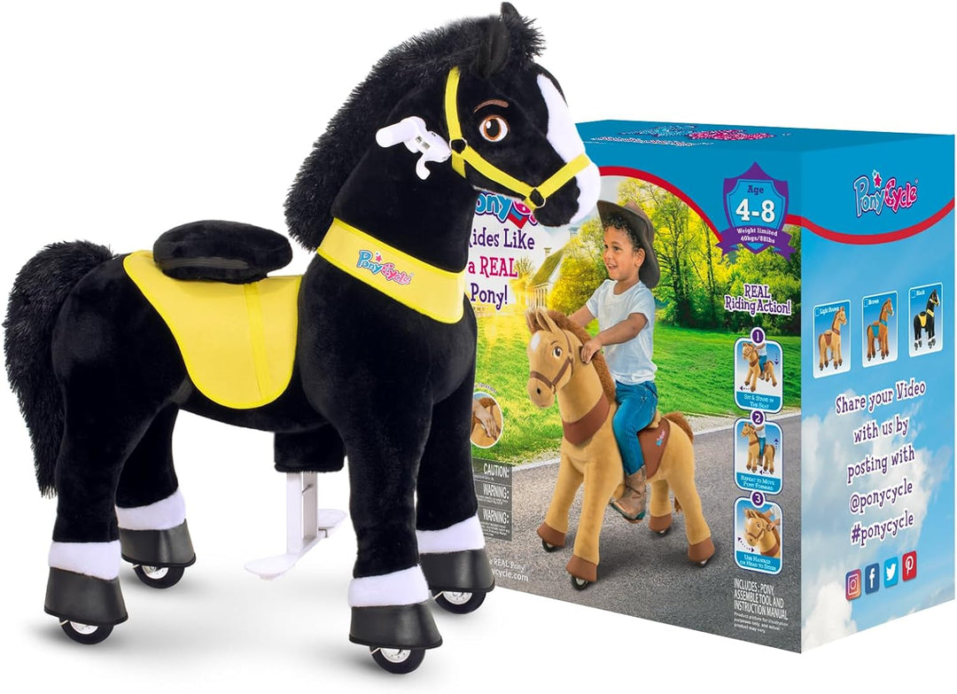 PonyCycle Pony Cycle 4-7 caballo de montar con resorte, juguete de...