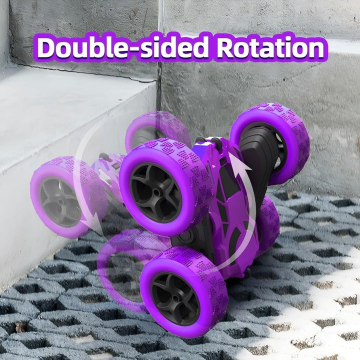 Hamdol Auto de control remoto para niños, auto de acrobacias RC gir...