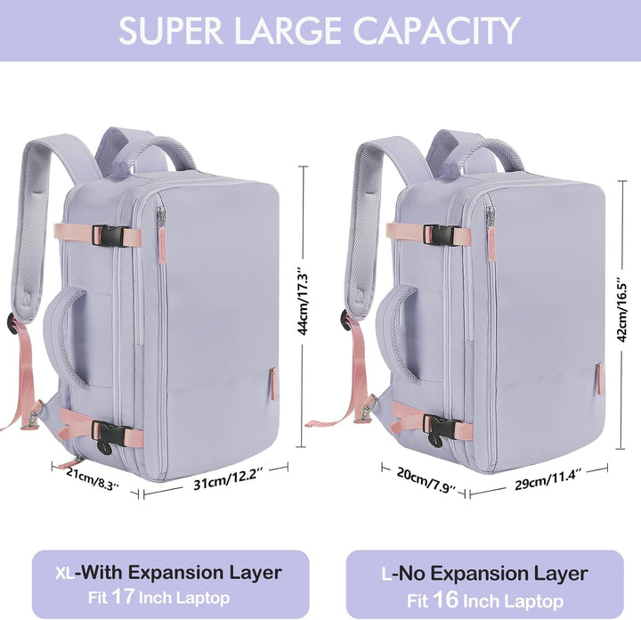 Mochila de viaje aprobada por aerolíneas Beraliy para hombres y muj...