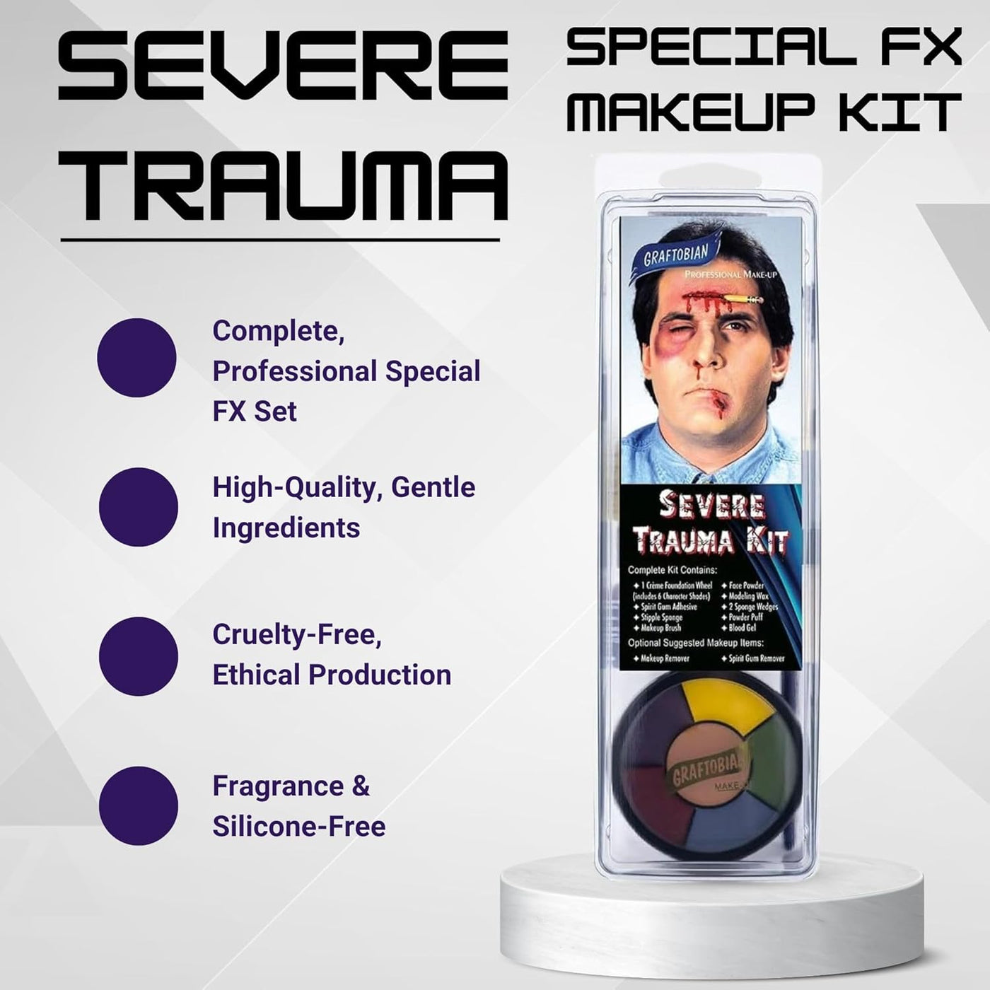 Graftobian Kit de Maquillaje de Trauma Grave