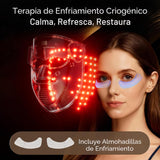 INIA Glow 4D - Máscara de terapia de luz roja inalámbrica para cara...